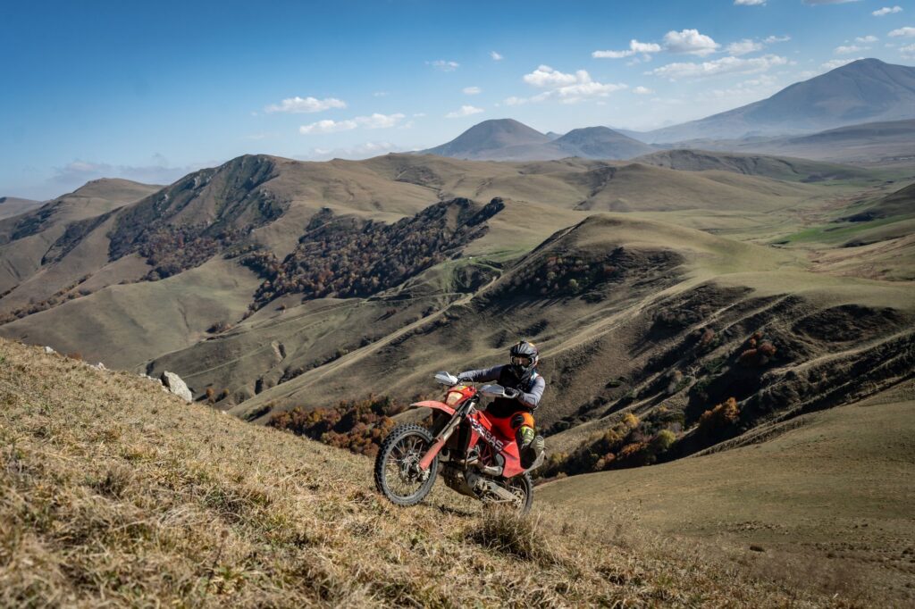 Riding the grassy ridges of Georgia